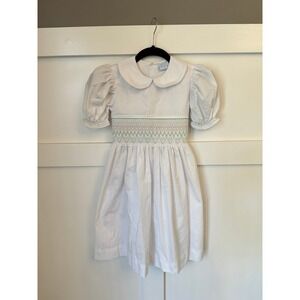 Remember Nguyen white smocked dress size 6‎